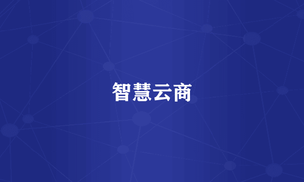 智慧云商