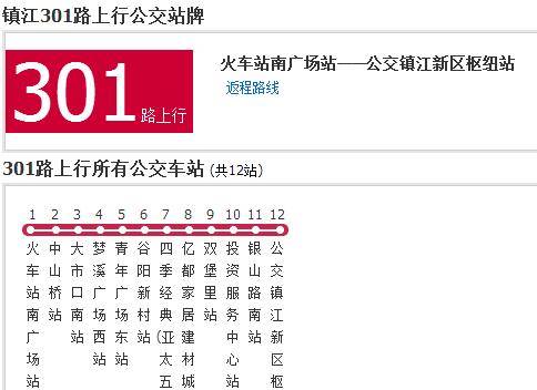 镇江公交301路