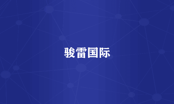 骏雷国际
