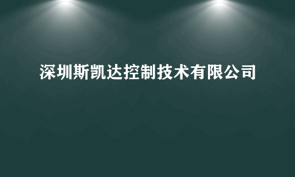 深圳斯凯达控制技术有限公司