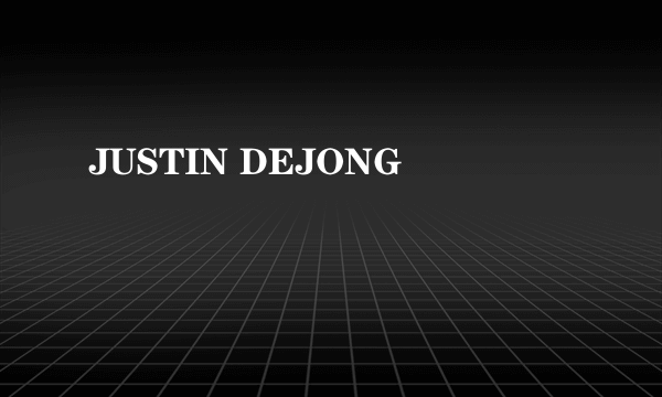 JUSTIN DEJONG