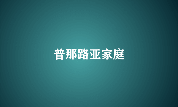 普那路亚家庭
