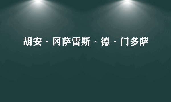 胡安·冈萨雷斯·德·门多萨