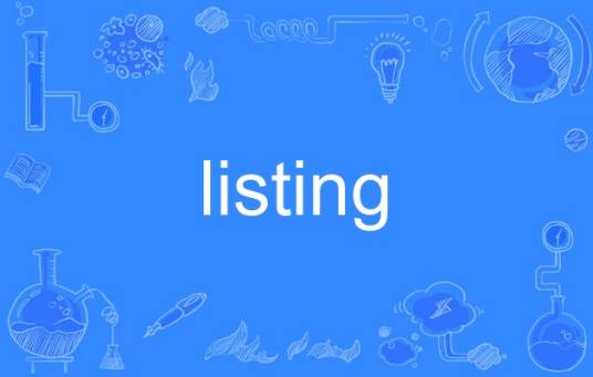 listing