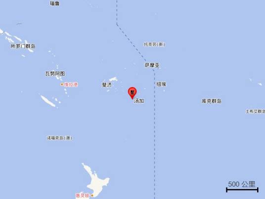 10·22汤加群岛地震