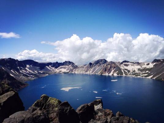 长白山天池（中国最深最高的湖）