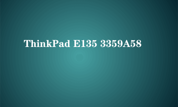 ThinkPad E135 3359A58