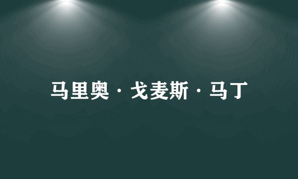 马里奥·戈麦斯·马丁