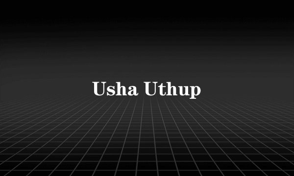 Usha Uthup