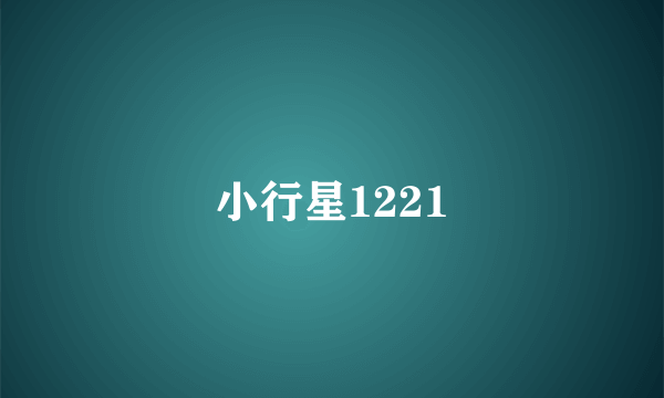 小行星1221