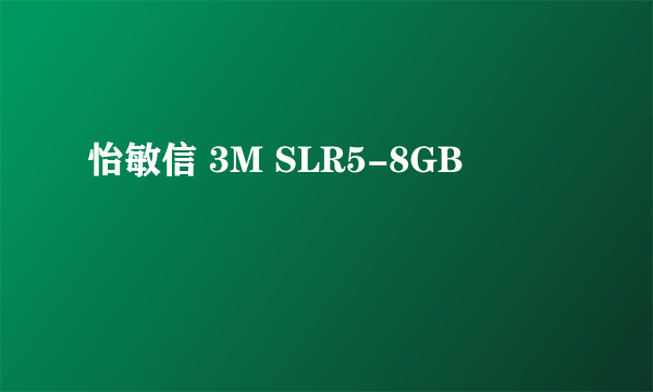 怡敏信 3M SLR5-8GB