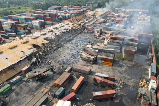 6·4孟加拉国集装箱仓库火灾