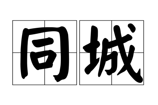 同城（词语解释）