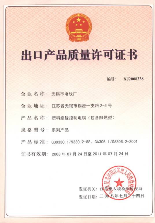 出口许可管理政策