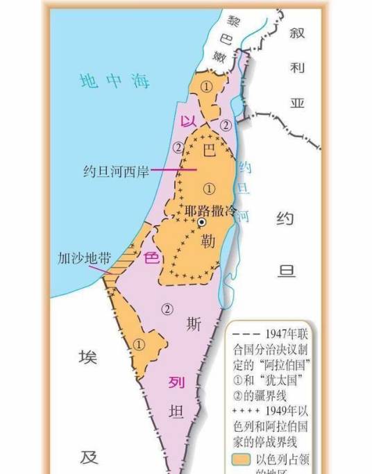 巴勒斯坦被占领土行政区划