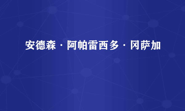 安德森·阿帕雷西多·冈萨加