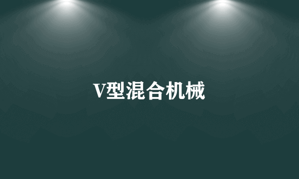 V型混合机械
