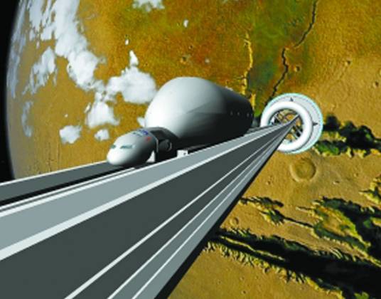 太空电梯（人类构想的一种通往太空的设备）