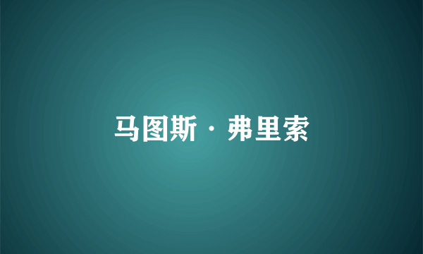 马图斯·弗里索