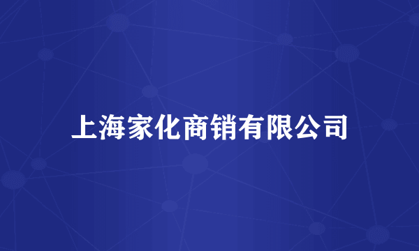 上海家化商销有限公司
