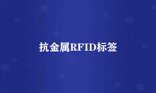 抗金属RFID标签