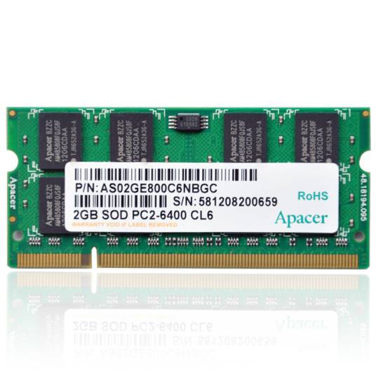 宇瞻2G DDR2 667（笔记本专用）