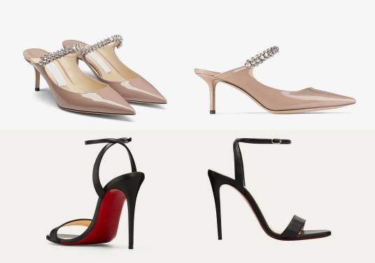 高跟鞋（高鞋跟的鞋）