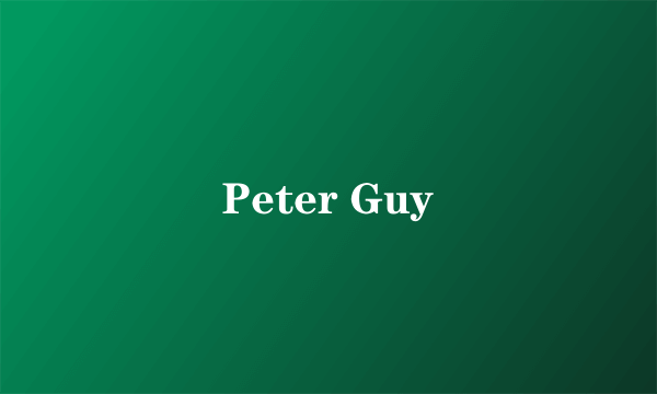 Peter Guy