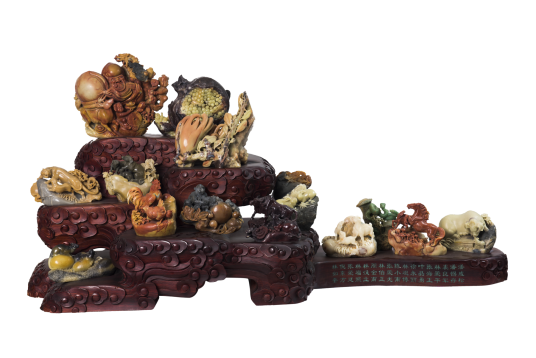 福禄寿喜(青田县石雕博物馆藏品)