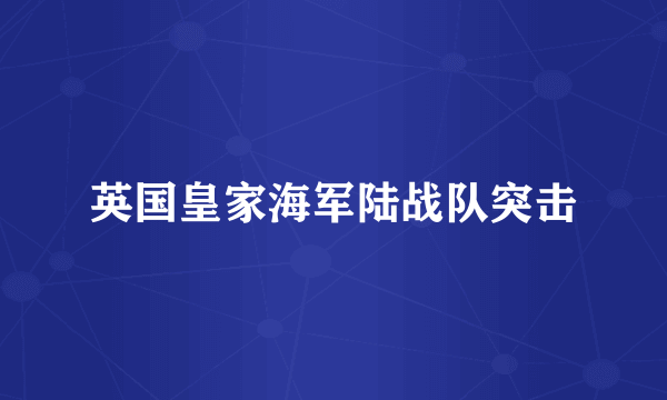 英国皇家海军陆战队突击