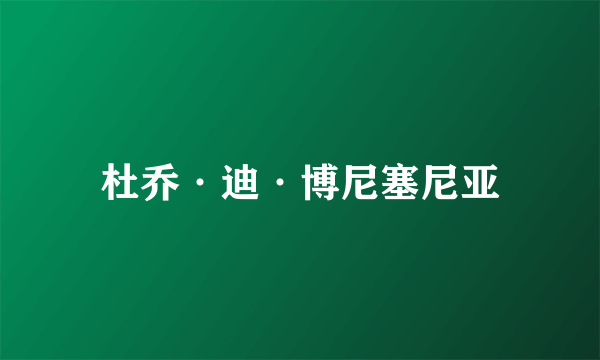 杜乔·迪·博尼塞尼亚