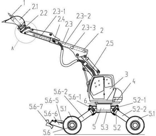 一种多功能全地形步履式液压挖掘机