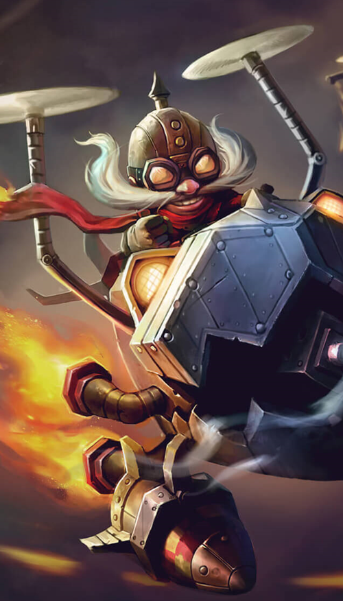 英勇投弹手(MOBA手机游戏《英雄联盟手游》中的英雄角色)