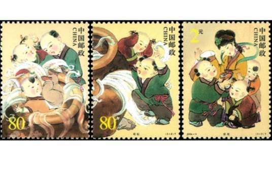 司马光砸缸(邮票)