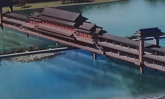 风雨廊桥（咸阳风雨廊桥（渭水桥））