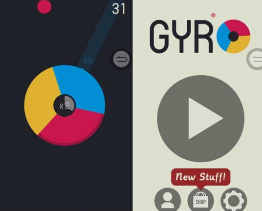 陀螺仪（益智休闲类游戏）