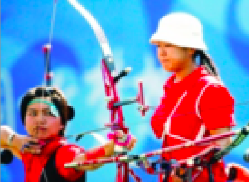 残奥会中国代表团射箭队