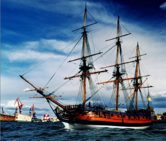 哥德堡号仿古船