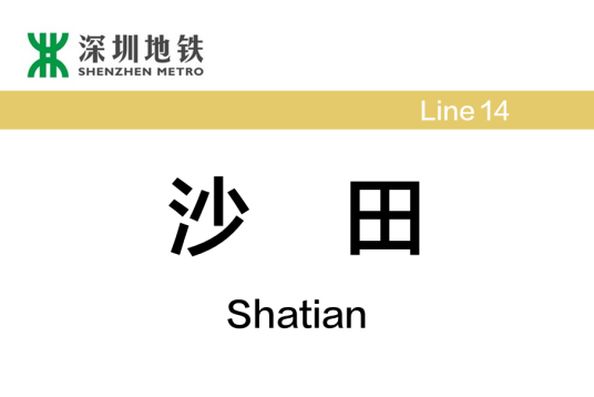 沙田站（中国广东省深圳市境内地铁车站）