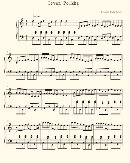 伊娃的波尔卡(芬兰波尔卡舞曲)