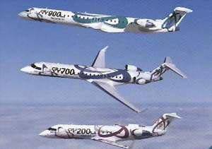 庞巴迪CRJ系列飞机