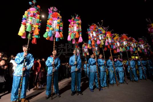 灯会(苇子灯阵)