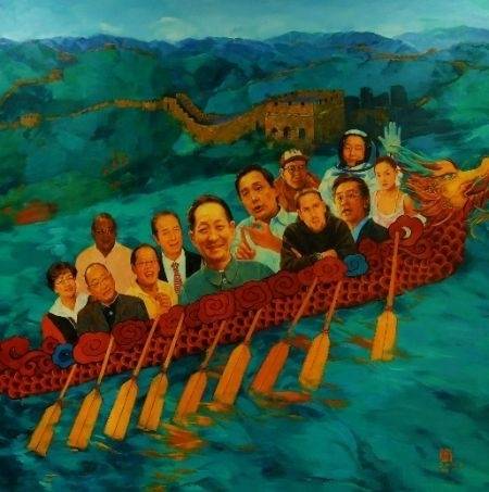 龙种(王俊英创作油画)