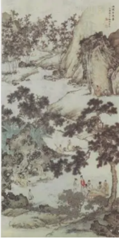 西园雅集(陈少梅画作)