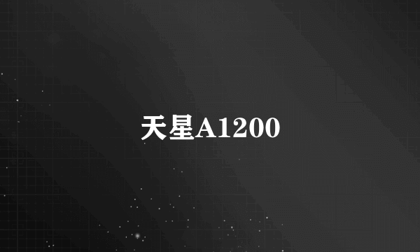 天星A1200