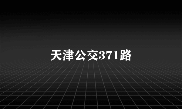 天津公交371路