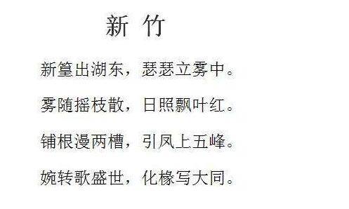 新竹（冉长春创作诗歌）