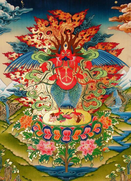 大鹏金翅鸟(佛教经典中的一种神鸟)