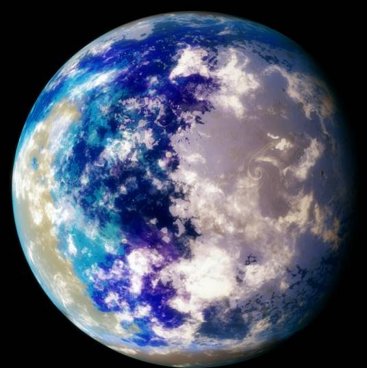 蓝星(漫画《地球尽头》中出现的虚构行星)