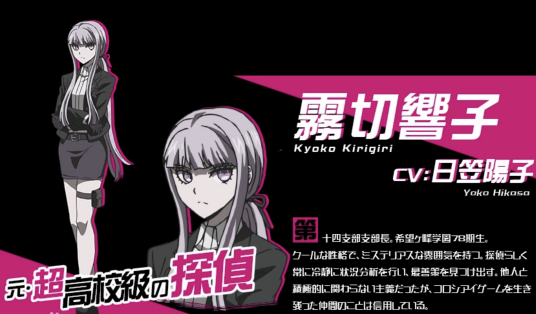 雾切响子（弹丸论破3The End of 希望之峰学园中的人物）